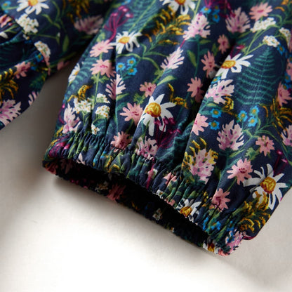 Kinderkleid mit Langen Ärmeln Dunkelblau