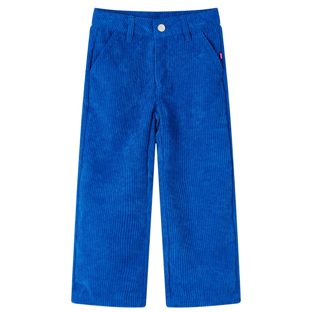 Kinderhose Cord Kobaltblau
