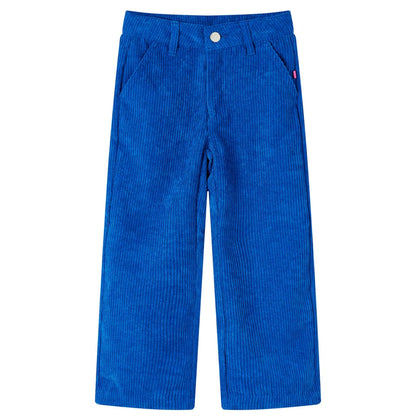 Kinderhose Cord Kobaltblau