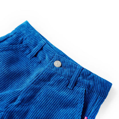 Kinderhose Cord Kobaltblau