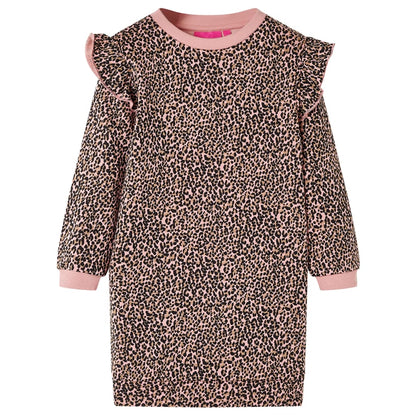 Kinder-Pulloverkleid Mittelrosa