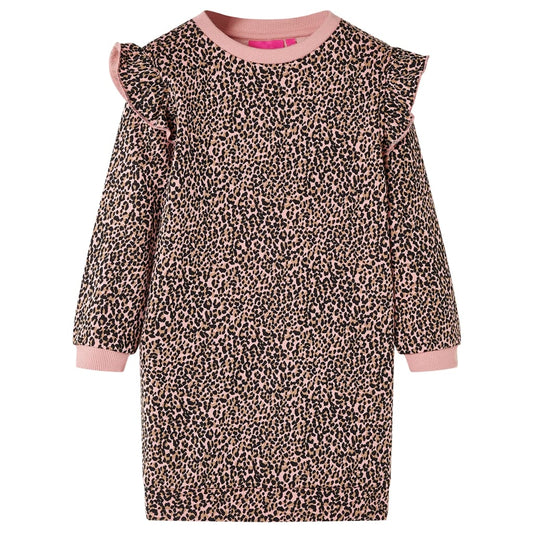 Kinder-Pulloverkleid Mittelrosa