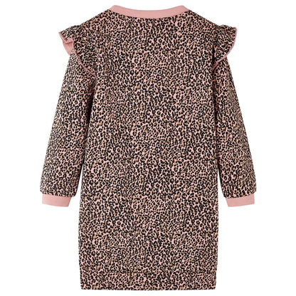Kinder-Pulloverkleid Mittelrosa