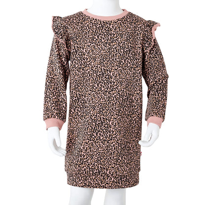 Kinder-Pulloverkleid Mittelrosa