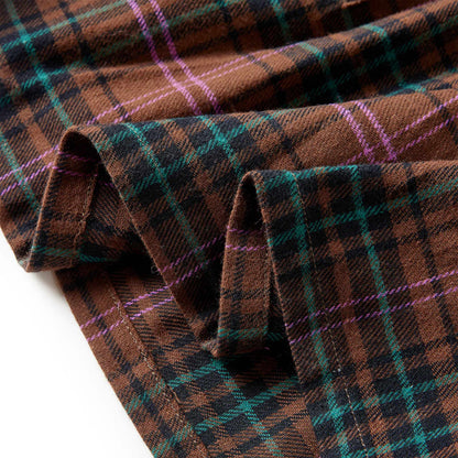 Kinderkleid mit Langen Ärmeln Cognac