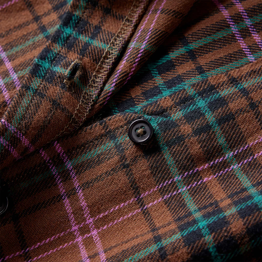 Kinderkleid mit Langen Ärmeln Cognac