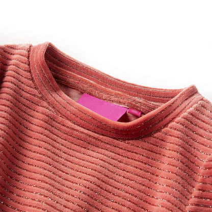 Kinderkleid mit Langen Ärmeln Mittelrosa