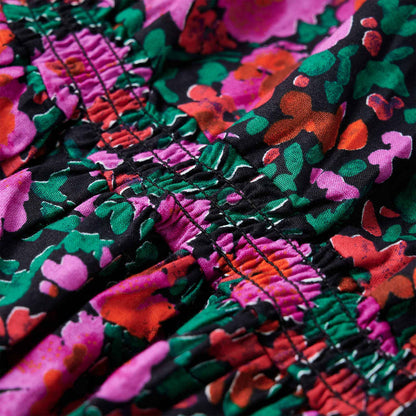Kinderkleid mit Langen Ärmeln Knallrosa