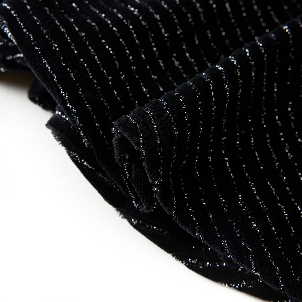 Kinderrock mit Bund in Leopardenmuster Schwarz