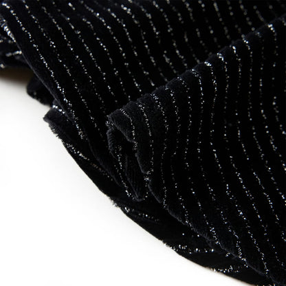 Kinderrock mit Bund in Leopardenmuster Schwarz