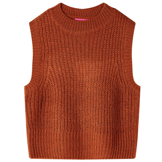 Kinder-Pulloverweste Gestrickt