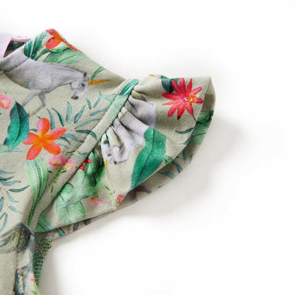 Kinderkleid mit Flügelärmeln