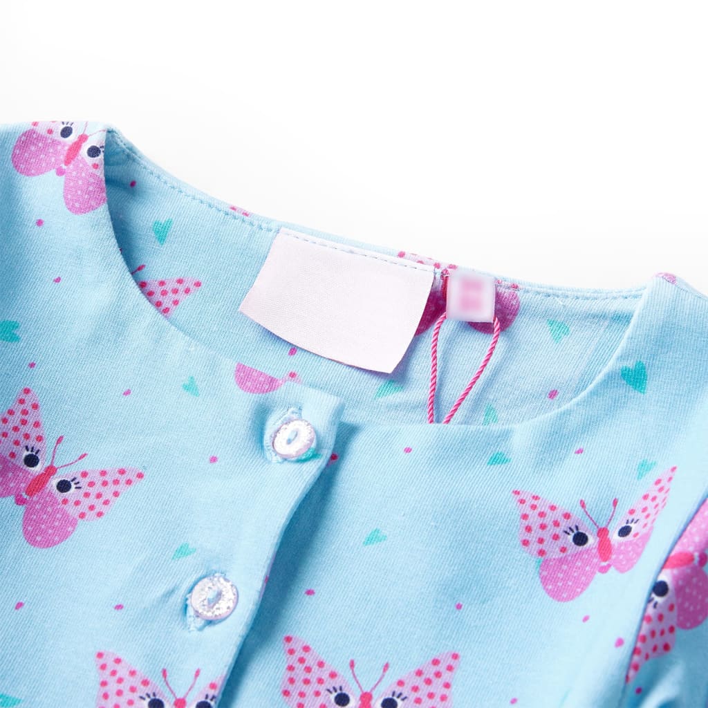 Kinderkleid mit Knöpfen Ärmellos
