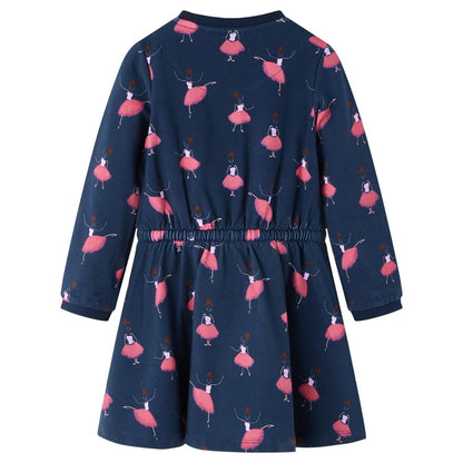Kinderkleid Marineblau