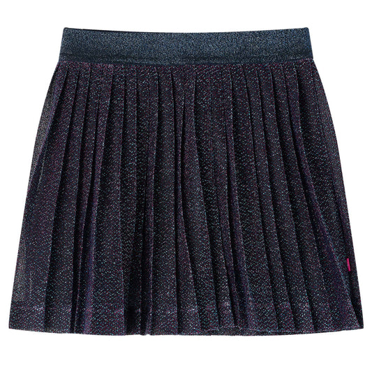 Kinderrock mit Glitzer Marineblau
