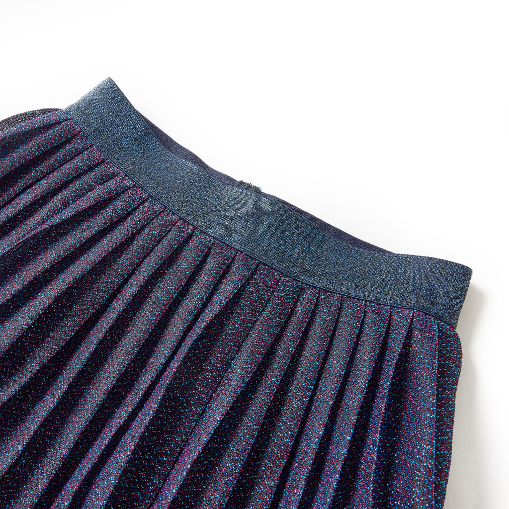 Kinderrock mit Glitzer Marineblau
