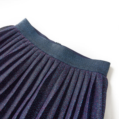 Kinderrock mit Glitzer Marineblau