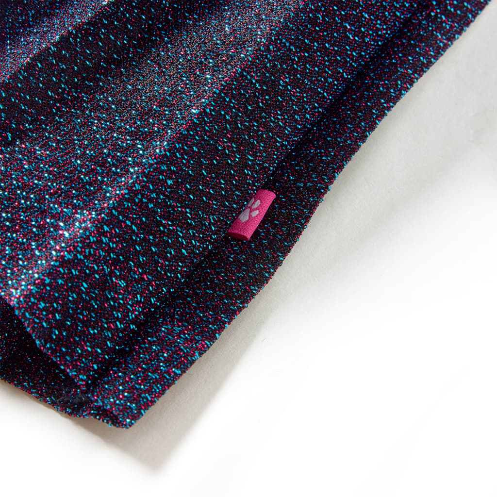 Kinderrock mit Glitzer Marineblau