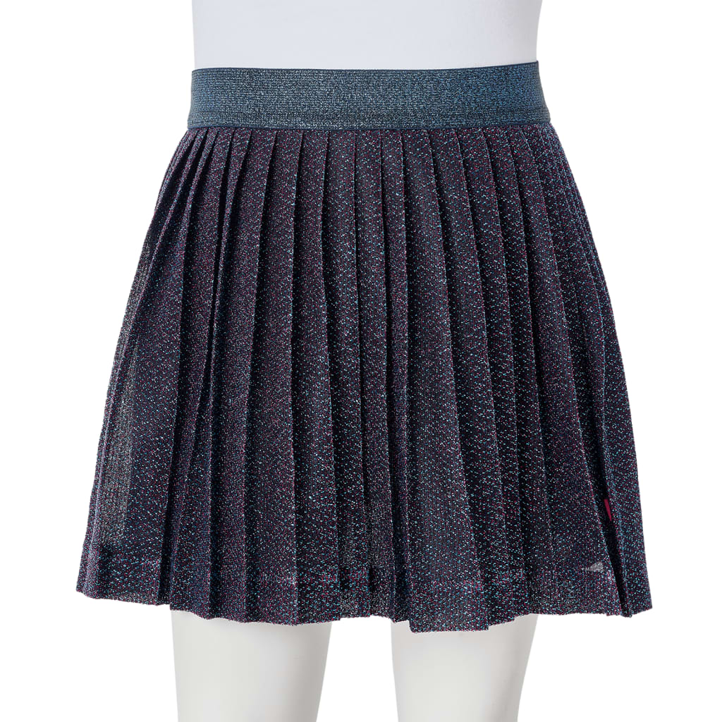 Kinderrock mit Glitzer Marineblau