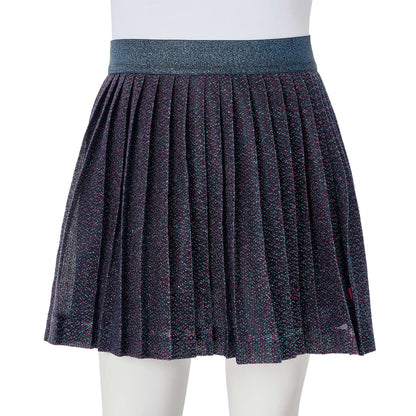 Kinderrock mit Glitzer Marineblau