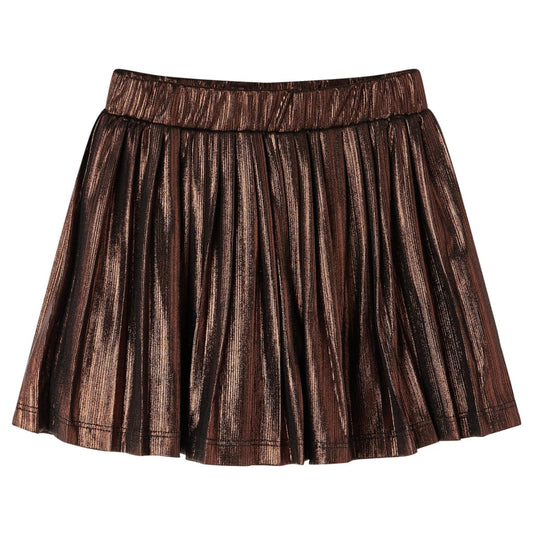 Kinderrock mit Glitzer Cognac