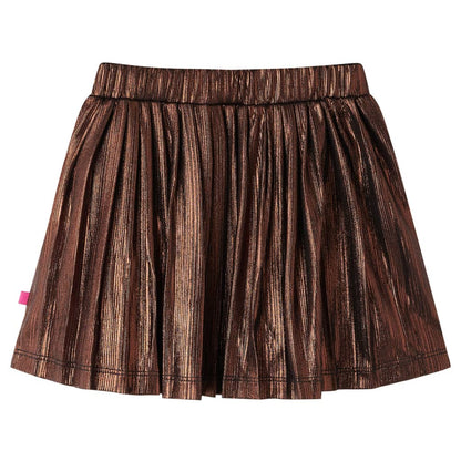 Kinderrock mit Glitzer Cognac