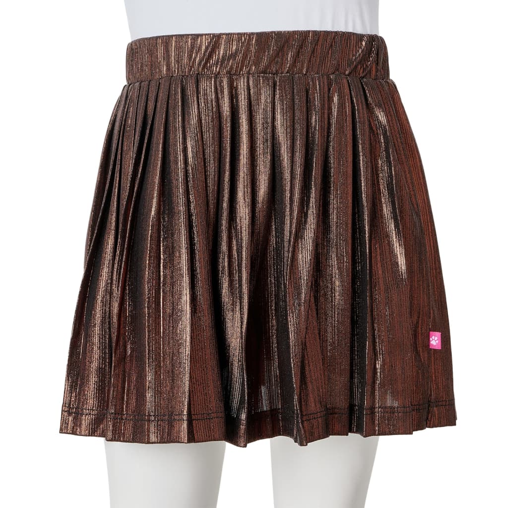 Kinderrock mit Glitzer Cognac