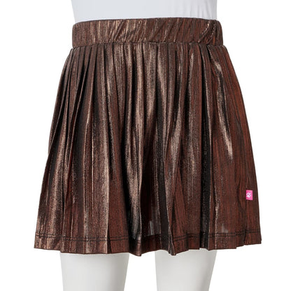 Kinderrock mit Glitzer Cognac