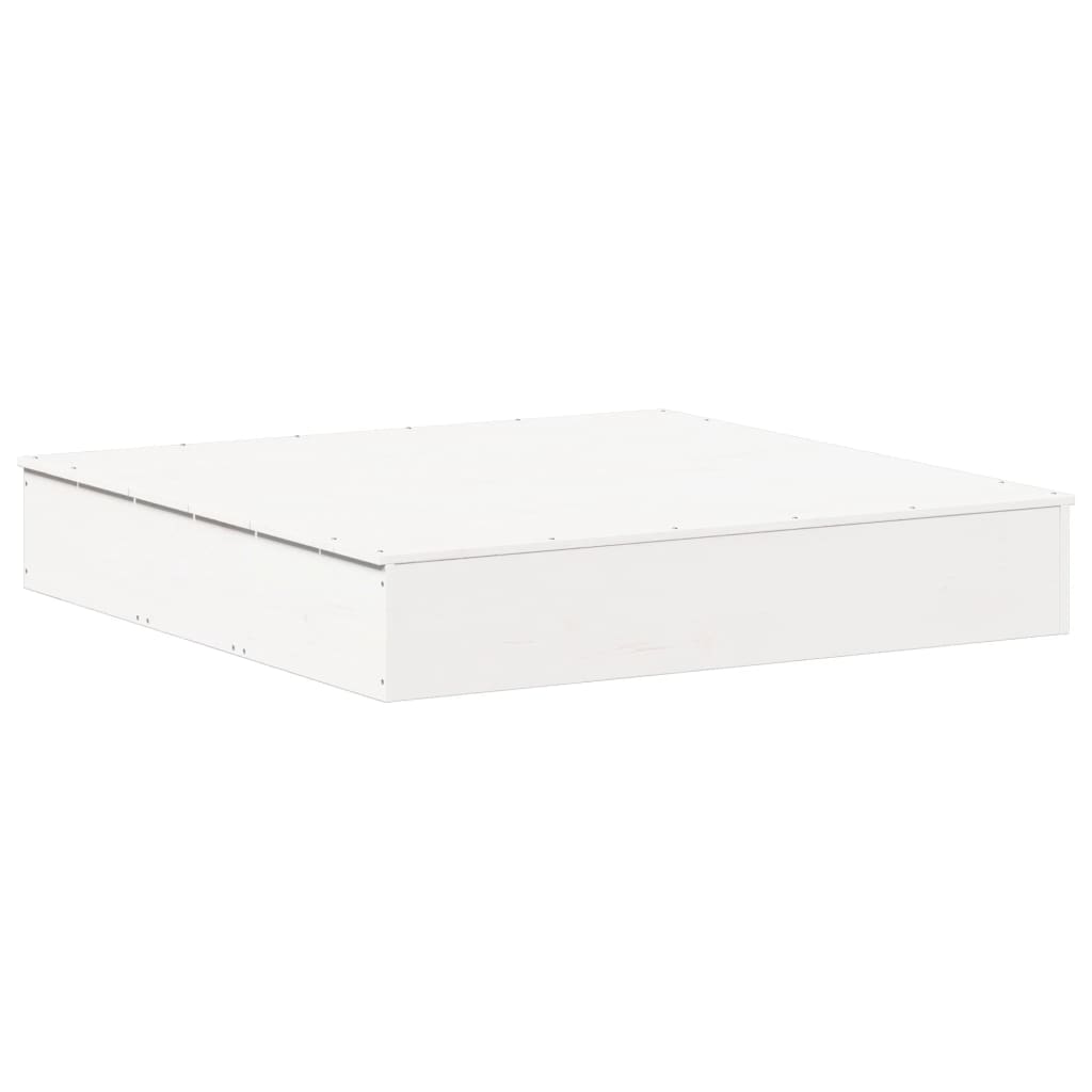 Sandkasten mit Deckel 111x111x19,5 cm aus Massivholz