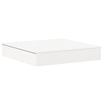 Sandkasten mit Deckel 111x111x19,5 cm aus Massivholz