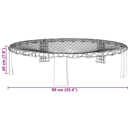 Roundnet Set mit 3 Bällen und Pumpe Ø90x20 cm - Yekta