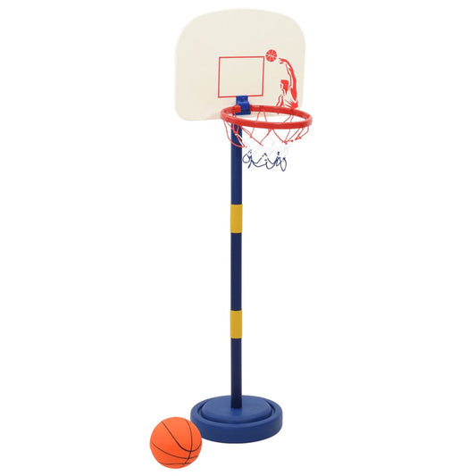 Basketballkorb mit Ständer, Ball & Pumpe Verstellbar 90/121 cm - Yekta