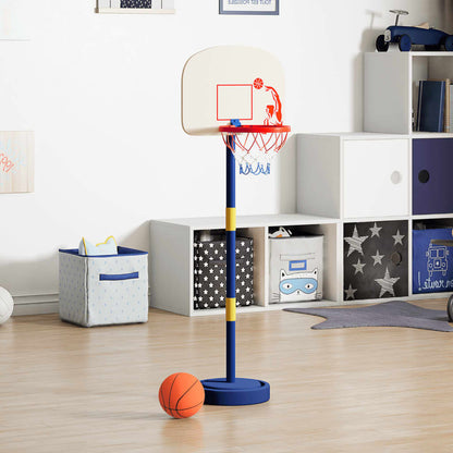 Basketballkorb mit Ständer, Ball & Pumpe Verstellbar 90/121 cm - Yekta