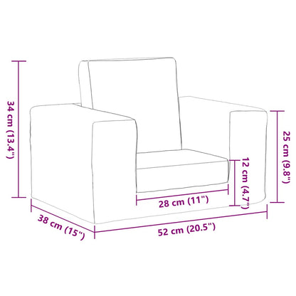 Kinder-Schlafsofa & Kindersofa Weicher Plüsch für Kinder