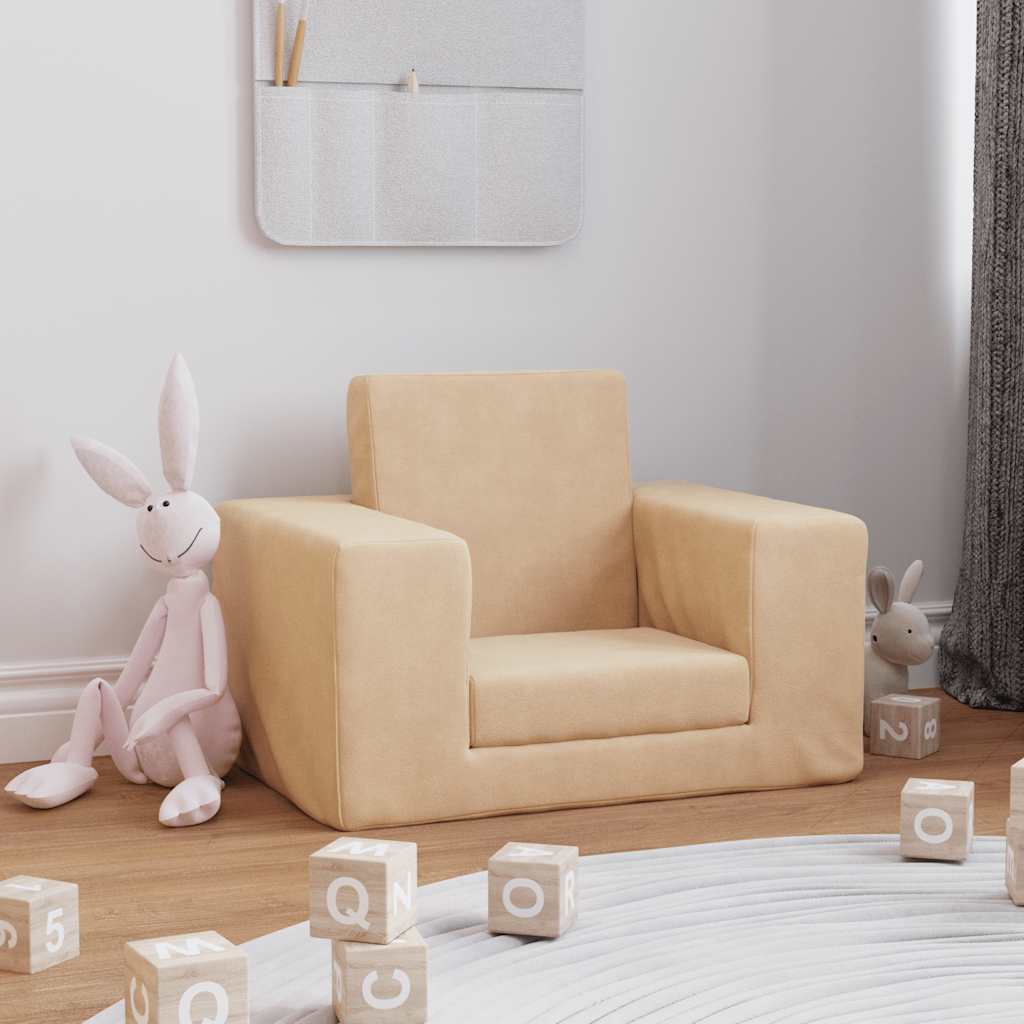 Kinder-Schlafsofa & Kindersofa Weicher Plüsch für Kinder