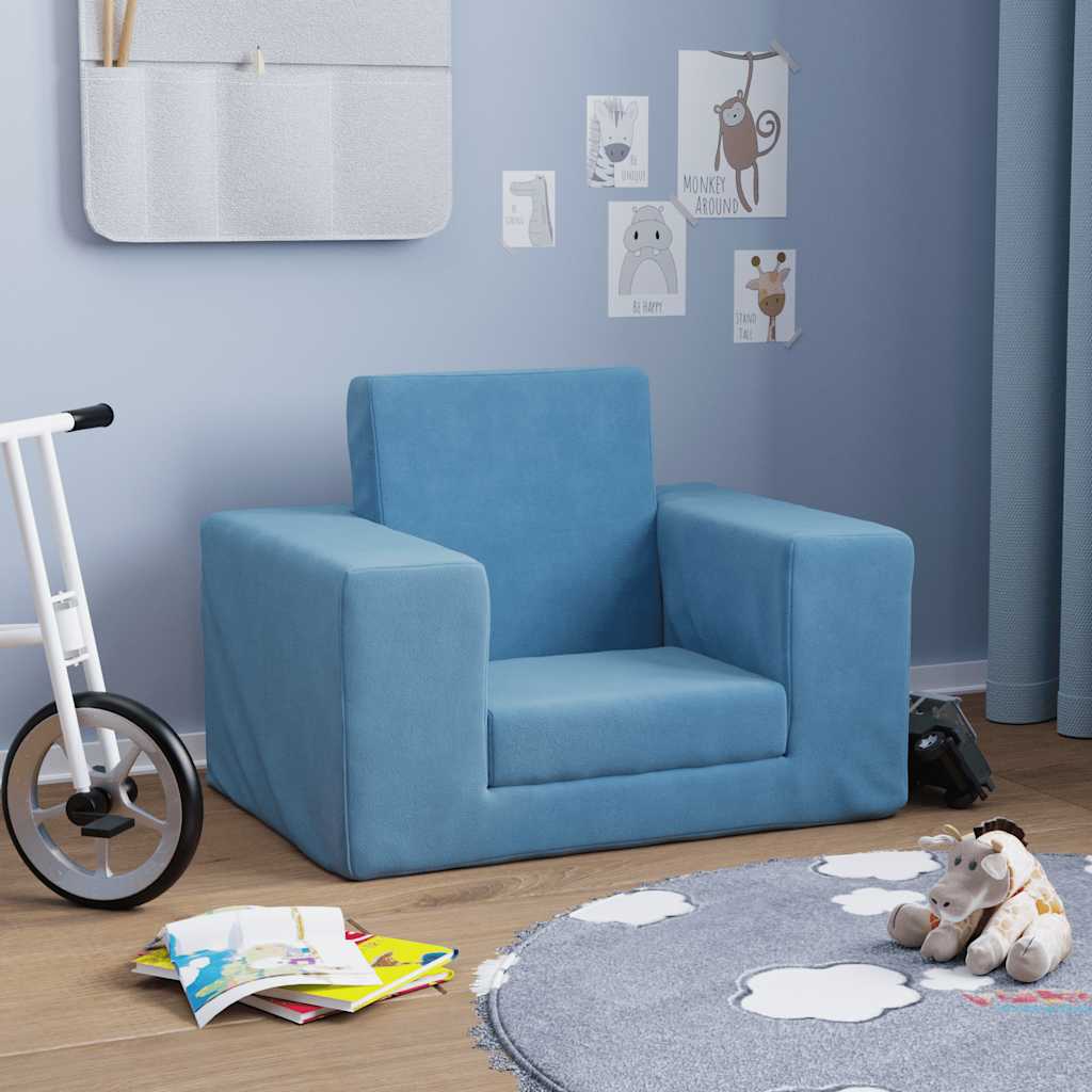 Kinder-Schlafsofa & Kindersofa Weicher Plüsch für Kinder