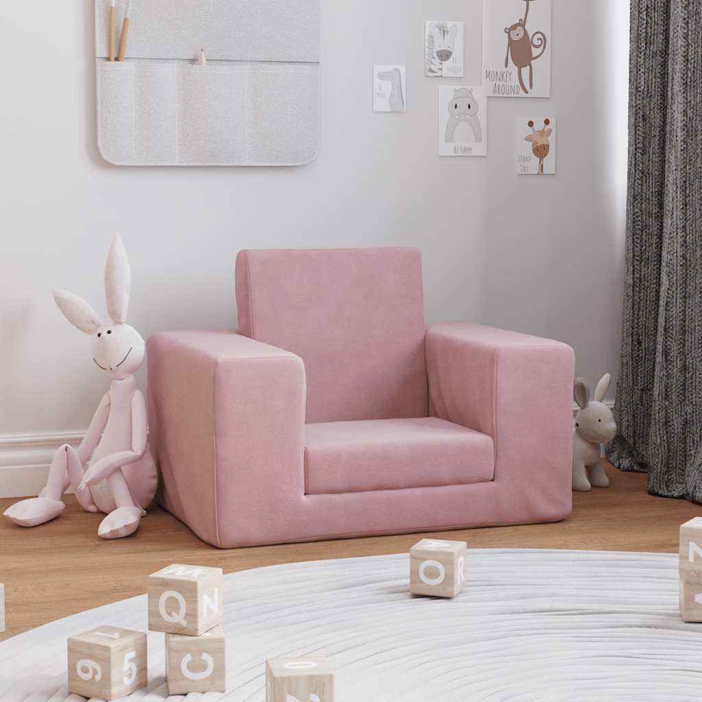 Kinder-Schlafsofa & Kindersofa Weicher Plüsch für Kinder